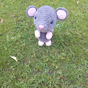 Amigurumi plüss egér - játék & sport - plüssállat & játékfigura - egér - Meska.hu