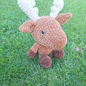 Amigurumi plüss rénszarvas - Meska.hu