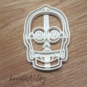 Sütemény kiszúró - C-3PO, Otthon & Életmód, Konyhafelszerelés, tálalás, Sütés, főzés, Sütikiszúró, Mézeskalácssütés, MESKA