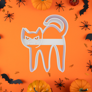 Haragos macska forma, Otthon & Életmód, Dekoráció, Halloween, Halloweeni sütikiszúrók, , MESKA