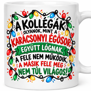 Vicces Karácsonyi bögre  - Meska.hu