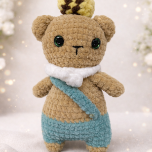 Horgolt maci méhecskével, Játék & Sport, Plüssállat & Játékfigura, Maci, Horgolás, MESKA