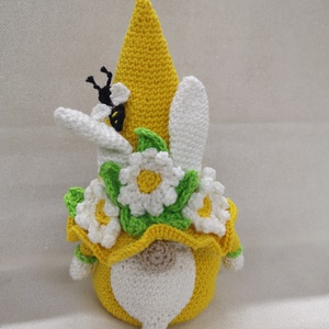 � Horgolt tavaszi gnóm tároló � vidám húsvéti asztaldísz �  - Meska.hu