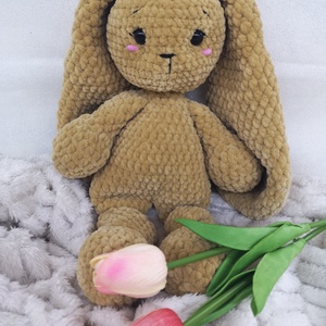 Puha, ölelhető horgolt nyuszi plüss � a tökéletes húsvéti ajándék � - játék & sport - plüssállat & játékfigura - nyuszi - Meska.hu