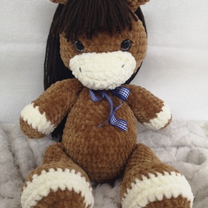 Pihe-puha horgolt lovacska ??, Játék & Sport, Plüssállat & Játékfigura, Ló, , MESKA