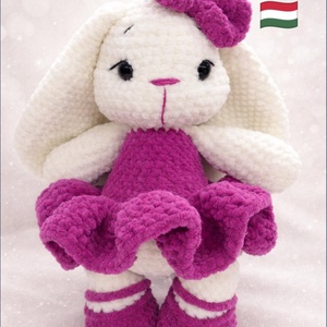 Horgolt Lilla nyuszi PDF MINTA - Meska.hu