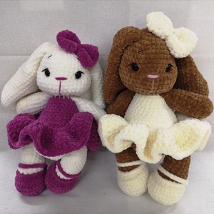 Horgolt Lilla nyuszi PDF MINTA - diy (csináld magad) - szabásminta, útmutató - horgolási minta - Meska.hu