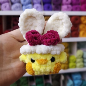 Cuki csibés kulcstartó  - táska & tok - kulcstartó & táskadísz - kulcstartó - Meska.hu