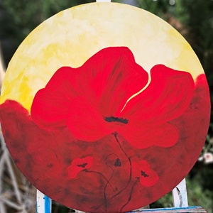 Pipacsos festmény, Otthon & Életmód, Dekoráció, Kép & Falikép, Vászonkép, , MESKA