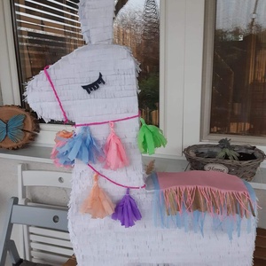 Láma mexikói party pinyáta(pinata) - játék & sport - plüssállat & játékfigura - láma - Meska.hu