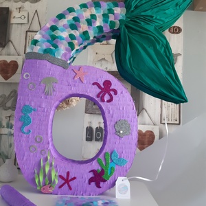 Szülinapi szám mexikói party pinyáta (pinata),állódekoráció sellőrajongó kislányoknak - játék & sport - sport és kikapcsolódás - más játékok, sportok - Meska.hu