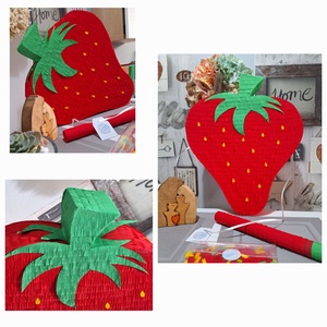 Dinnye mexikói party pinyáta(pinata)gyümölcsrajongó gyerekeknek - játék & sport - sport és kikapcsolódás - más játékok, sportok - Meska.hu