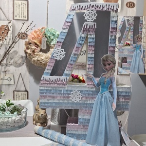 Jégvarázs szülinapi szám mexikói party pinyáta(pinata) - játék & sport - sport és kikapcsolódás - más játékok, sportok - Meska.hu