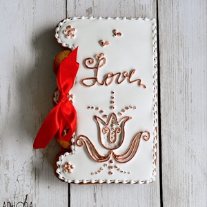 Mézeskalács füzet / könyv ( közepes ), Otthon & Életmód, Dekoráció, Mézeskalácssütés, MESKA