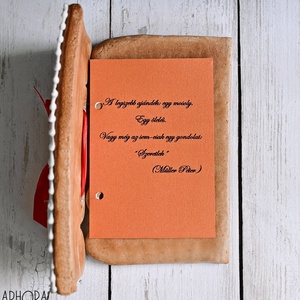 Mézeskalács füzet / könyv ( közepes ) - otthon & életmód - dekoráció - Meska.hu