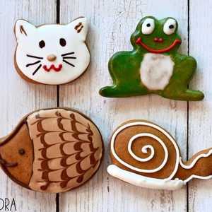 Mézeskalács állatfigurás szett , Otthon & Életmód, Dekoráció, Dísztárgy, Mézeskalácssütés, MESKA