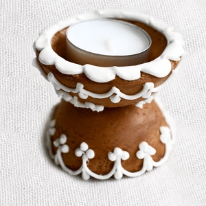 Mézeskalács mécsestartó, Otthon & Életmód, Dekoráció, Gyertya, illat, aroma, Mézeskalácssütés, MESKA