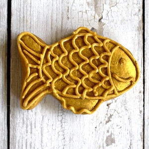 Mézeskalács aranyhal, Otthon & Életmód, Dekoráció, Dísztárgy, Mézeskalácssütés, MESKA