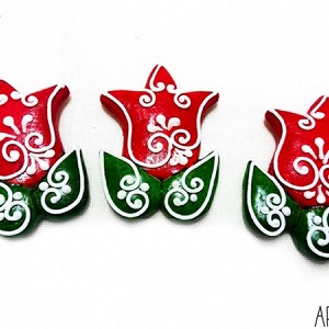 Mézeskalács tulipán, Otthon & Életmód, Dekoráció, Dísztárgy, Mézeskalácssütés, MESKA