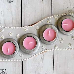 Mézeskalács asztaldísz (karikás) - otthon & életmód - dekoráció - Meska.hu