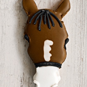 Mézeskalács ló figura (barna), Otthon & Életmód, Dekoráció, Dísztárgy, Mézeskalácssütés, MESKA