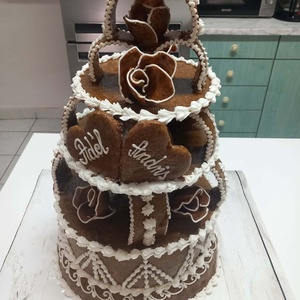 Grillázstorta egyedi elképzelés szerint - élelmiszer - édesség - mézeskalács - Meska.hu