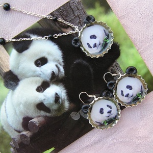 Pandamaci söröskupak nyaklánc - ékszer - nyaklánc - medálos nyaklánc - Meska.hu