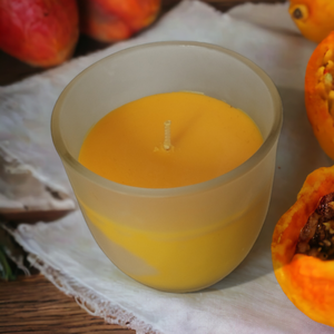 Limitált kiadású Mango-Papaya illatgyertya - otthon & lakás - gyertya, illat, aroma - gyertya - Meska.hu