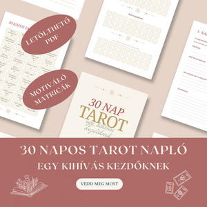 30 napos tarot napló � Vezetett önismereti kihívás - Meska.hu