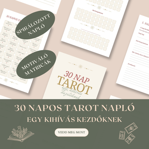 30 napos tarot napló � Önismereti kihívás kezdőknek - Meska.hu