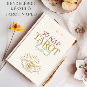 30 napos tarot napló � Önismereti kihívás kezdőknek - otthon & életmód - papír, írószer - jegyzetfüzet & napló - Meska.hu