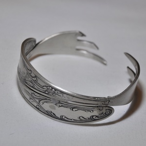 'Double Wings' - egyedi fém villa karkötő (KK013) - ékszer - gyűrű - fonódó gyűrű - Meska.hu