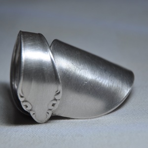 Antik ezüstözött gyűrű (GY163) - Meska.hu