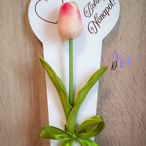 DEKOR TULIPÁN 8 SZÍNBEN NŐNAPOS FA ÁTADÓVAL - otthon & életmód - dekoráció - virágdekoráció - virágok - szálas virág - Meska.hu