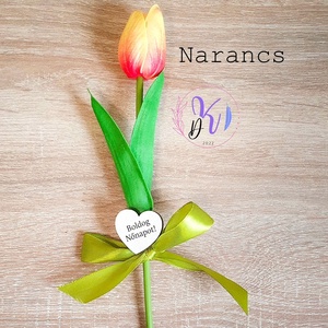 DEKOR TULIPÁN 12 SZÍNBEN TÁBLÁCSKÁVAL -  - Meska.hu