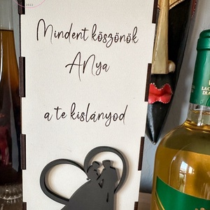 ESKÜVŐI SZÜLŐKÖSZÖNTŐ BOROS DOBOZ - esküvő - emlék & ajándék - köszönőajándék - Meska.hu