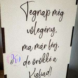 ESKÜVŐI SZÜLŐKÖSZÖNTŐ BOROS DOBOZ - esküvő - emlék & ajándék - köszönőajándék - Meska.hu