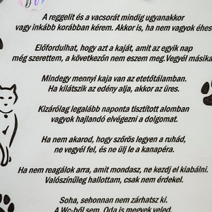 MACSKA HÁZIREND - otthon & életmód - dekoráció - kép & falikép - táblakép - Meska.hu