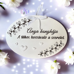 ANYA/MAMA KONYHÁJA TÁBLA, Otthon & Életmód, Dekoráció, Kép & Falikép, Táblakép, , MESKA