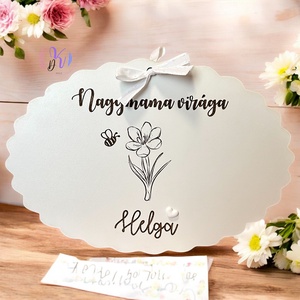 MAMA/DÉDI VIRÁGA - otthon & életmód - dekoráció - kép & falikép - fából készült kép - Meska.hu