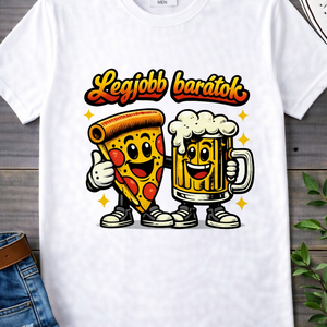 Vicces Legjobb barát póló - Meska.hu