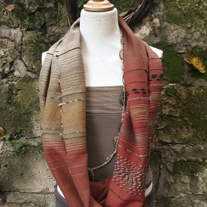 Karamell- rőtvörös körkendő - ruha & divat - sál, sapka, kendő - kendő - Meska.hu Karamell- rőtvörös körkendő - ruha & divat - sál, sapka, kendő - kendő - Meska.hu