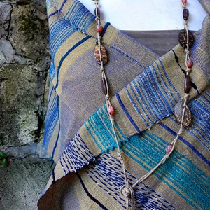 Óarany hosszú kendő - ruha & divat - sál, sapka, kendő - kendő - Meska.hu