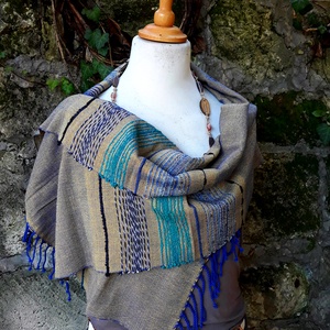 Óarany hosszú kendő - ruha & divat - sál, sapka, kendő - kendő - Meska.hu