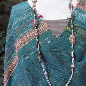 Malachit körkendő - ruha & divat - sál, sapka, kendő - kendő - Meska.hu