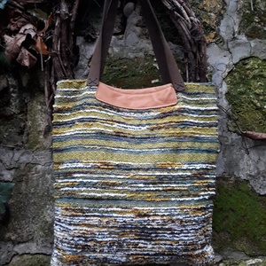 Kénsárga-zuzmósárga újraszatyor - táska & tok - bevásárlás & shopper táska - shopper, textiltáska, szatyor - Meska.hu