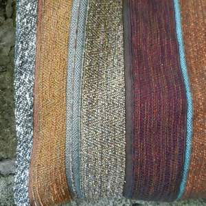 Szalagfüles pakolós földszínekben  - táska & tok - bevásárlás & shopper táska - shopper, textiltáska, szatyor - Meska.hu