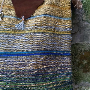 Szalmasárga átmenetes újraszatyor - táska & tok - bevásárlás & shopper táska - shopper, textiltáska, szatyor - Meska.hu