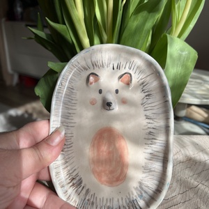 Kézműves gyerek tálka nassoláshoz (11x16 cm) - otthon & életmód - konyhafelszerelés, tálalás - tálalás - tányér & étkészlet - Meska.hu