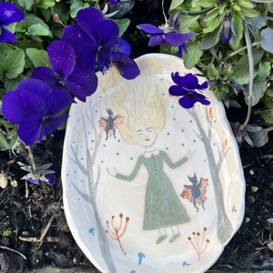 Kézzel készített kerámia tálka , Otthon & Életmód, Konyhafelszerelés, tálalás, Tálalás, Tányér & Étkészlet, Kerámia, MESKA